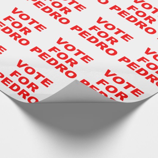 Stemming voor Pedro Cadeaupapier (Hoek)