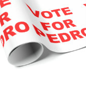 Stemming voor Pedro Cadeaupapier (Rol Hoek)