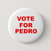Stemming voor Pedro Ronde Button 5,7 Cm (Voorkant)