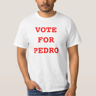 STEMMING VOOR PEDRO T-SHIRT