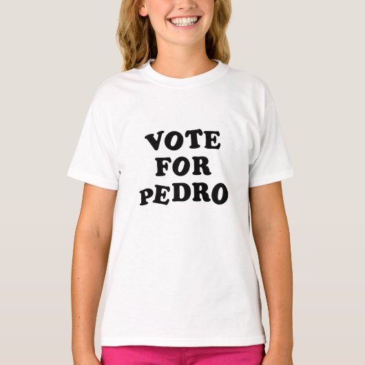 Stemming voor Pedro T-shirt (Voorkant)
