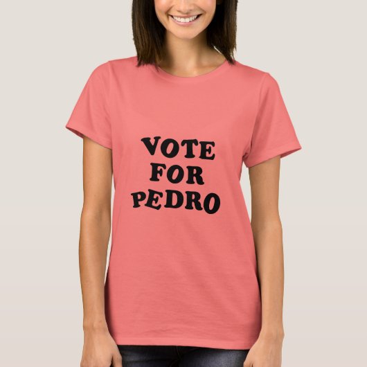 Stemming voor Pedro T-shirt (Voorkant)