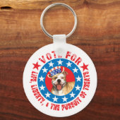 Stemming voor Pit Bull Sleutelhanger (Voorkant)