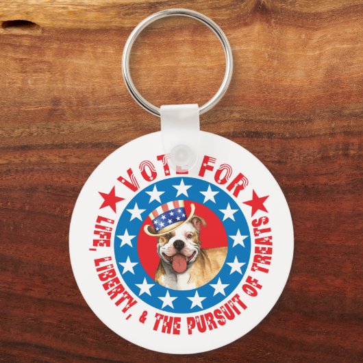 Stemming voor Pit Bull Sleutelhanger (Voorkant)
