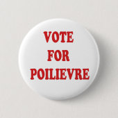 STEMMING VOOR POILIEVRE RONDE BUTTON 5,7 CM (Voorkant)