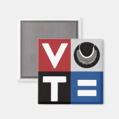 Stemming voor RBG en Gelijkheid voor iedereen Magneet (Voorkant / Achterkant)