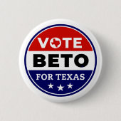 Stemming voor Texas Button Pin (Voorkant)