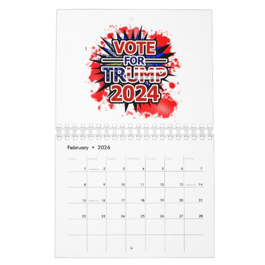 Stemming voor Trump 2024 Blast Kalender (Feb 2026)