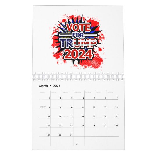 Stemming voor Trump 2024 Blast Kalender (Mar 2026)
