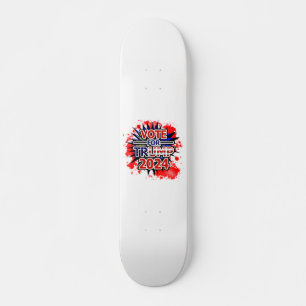 Stemming voor Trump 2024 Blast Persoonlijk Skateboard