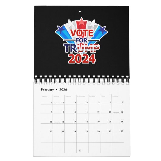 Stemming voor Trump 2024 Kalender (Feb 2026)