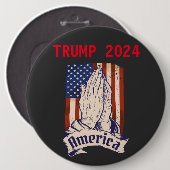 stemming voor Trump 2024 Ronde Button 6,0 Cm (Voorkant /achterkant)
