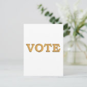 STEMMING VOOR uw kandidaat Briefkaart (Staand voorkant)