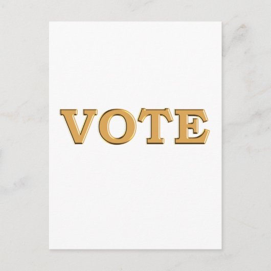 STEMMING VOOR uw kandidaat Briefkaart (Voorkant)