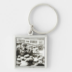Stemming voor vrouwen, augustus 1908 sleutelhanger