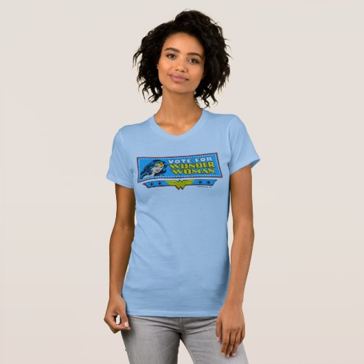 Stemming voor Wonder Woman T-shirt (Voorkant volledig)