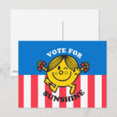 Stemming voor zonneschijn briefkaart (Voorkant / Achterkant)