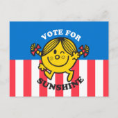 Stemming voor zonneschijn briefkaart (Voorkant)