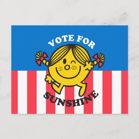 Stemming voor zonneschijn briefkaart (Voorkant)