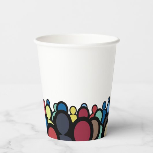 Stemming voortijdig papieren bekers (Achterkant)