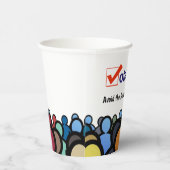 Stemming voortijdig papieren bekers (Rechts)