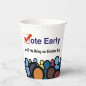 Stemming voortijdig papieren bekers (Voorkant)