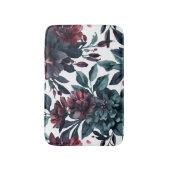 Stemming Waterverf Botanische Bloemen Bloemig Badmat (Voorkant Verticaal)
