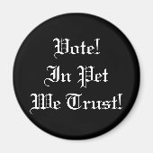 Stemming: we vertrouwen erop magneet (Voorkant)