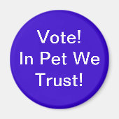 Stemming: we vertrouwen erop magneet (Voorkant)