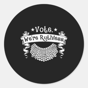Stemming: we zijn meedogenloze vrouwenrechten Femi Ronde Sticker