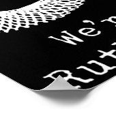 Stemming: we zijn meedogenloze vrouwenrechten poster (Hoek)