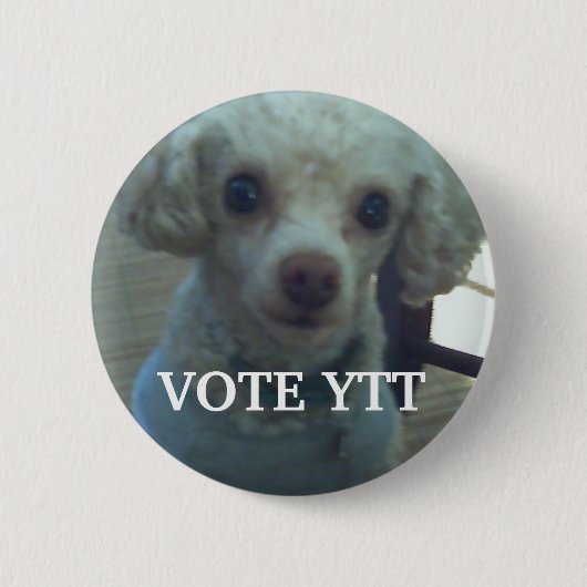 STEMMING YTT RONDE BUTTON 5,7 CM (Voorkant)