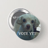 STEMMING YTT RONDE BUTTON 5,7 CM (Voorkant /achterkant)