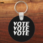 stemming - zwart wit sleutelhanger (Voorkant)