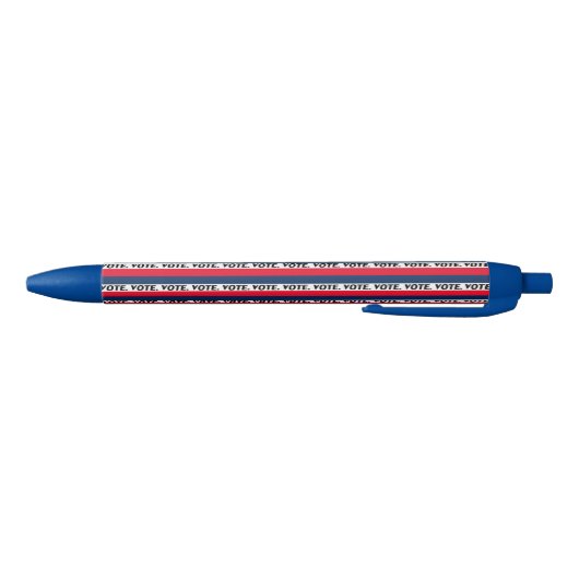 "Stemming" zwarte letters, rood wit blauw Zwarte Inkt Pen (Bodem)