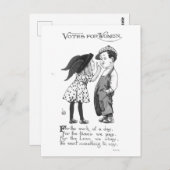 stemmingen over het Briefkaart van de vrouw (Voorkant / Achterkant)