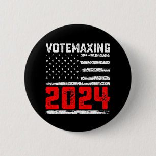 StemmingMaxing 2024 Trump presidentsverkiezingen Ronde Button 5,7 Cm