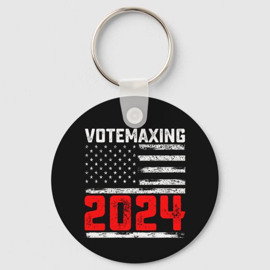 StemmingMaxing 2024 Trump presidentsverkiezingen Sleutelhanger (Voorkant)