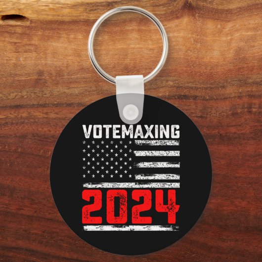 StemmingMaxing 2024 Trump presidentsverkiezingen Sleutelhanger (Voorkant)