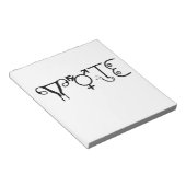 STEMMINGSBEELD NOTITIEBLOK (Schuin)