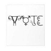 STEMMINGSBEELD NOTITIEBLOK (Voorkant)