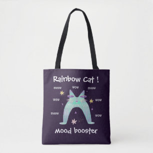 Stemmingsbooster schattige kat tote bag