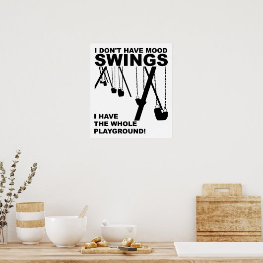 Stemmingsplein Grappige Poster (Keuken)