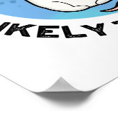 Stemmuis waarschijnlijk succesvol Funny Animal Pun Poster (Hoek)