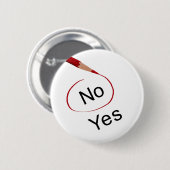 Stemnr., niet ja Button Pin (Voorkant /achterkant)