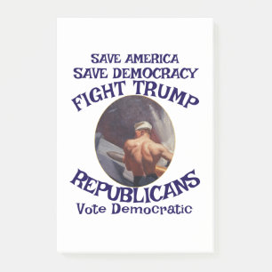 StemNu Politiek Patriottisch Trump Republikeinse P Post-it® Notes