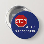 Stemonderdrukking stoppen ronde button 7,6 cm (Voorkant /achterkant)