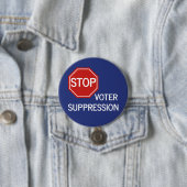 Stemonderdrukking stoppen ronde button 7,6 cm (In situ)