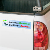 Stemonthouding Libertarian Bumpersticker (Op Truck)