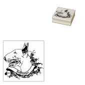 Stempe ANNO1900 mit Bullterrier Rubberstempel (Gestempeld)